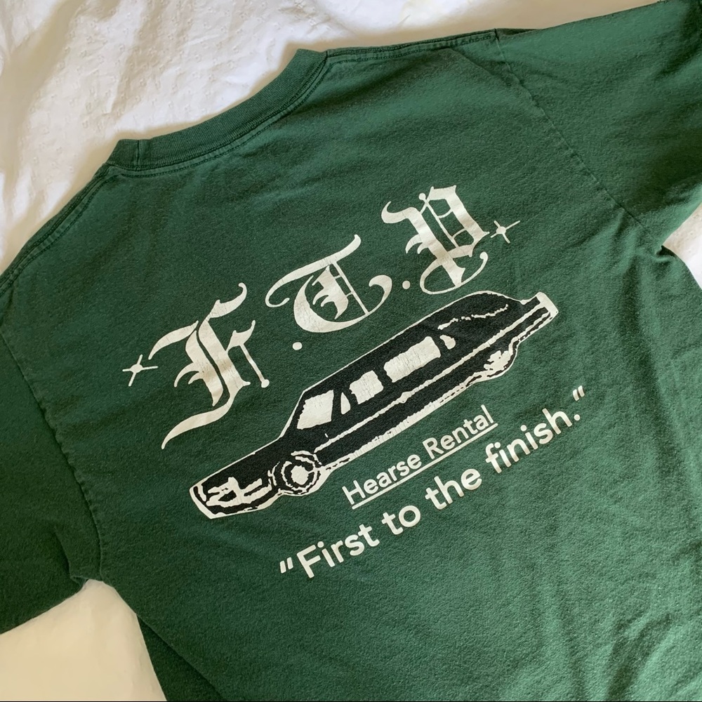 FTP Hearse Rental T-Shirt Green Men's Medium